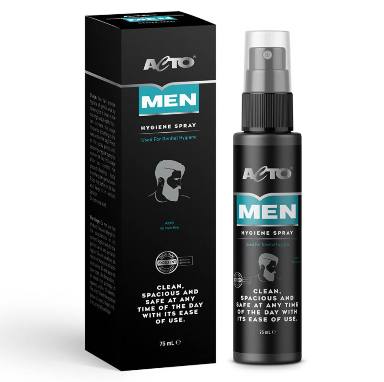 ACTO® MEN HYGIENE SPRAY 75 ml [Dış Genital Bölge Temizleme Spreyi]